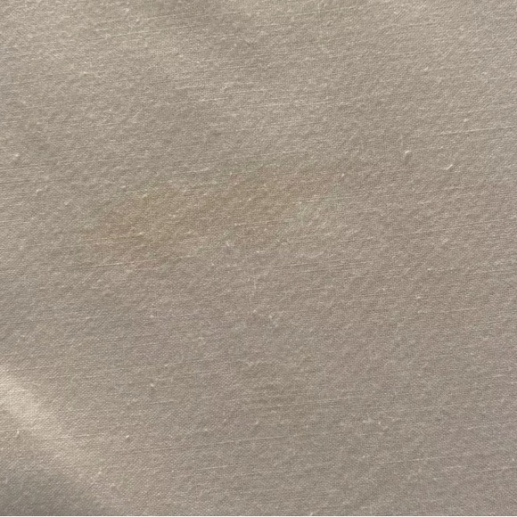 Cream Cotton Floral Embroidered Tablecloth Napkins Cottage- Gray Edges 111x67” - Picture 11 of 11